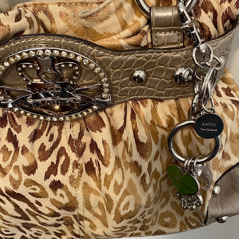 Y2K Pristine Condition Leopard Print Shoulder Bag - image 4